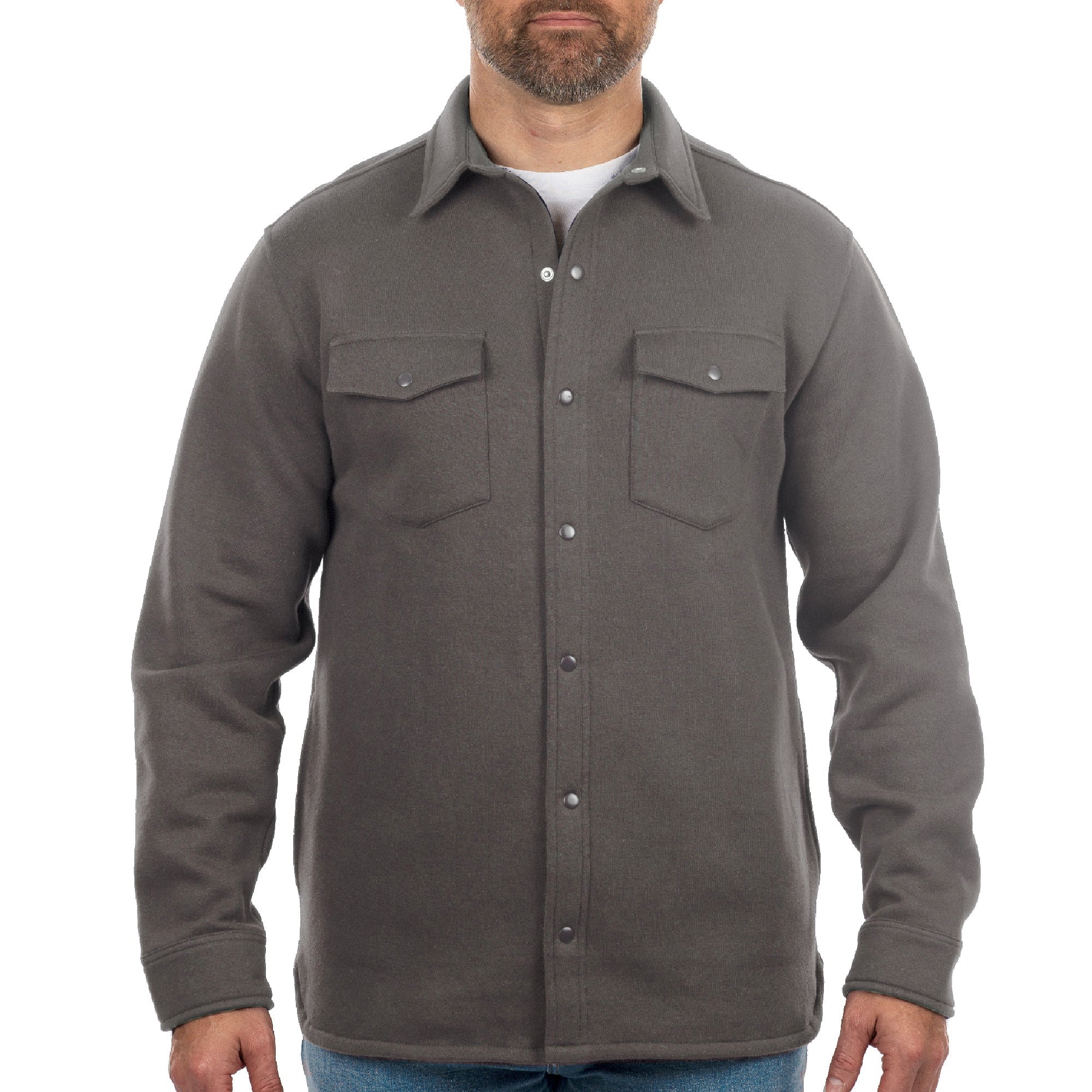 FLEECE SNAP JACKET - B8760 | Burnside Sierra Pacific Apparel