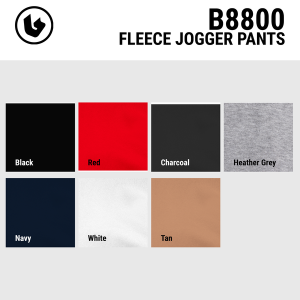 FLEECE JOGGER PANTS - B8800
