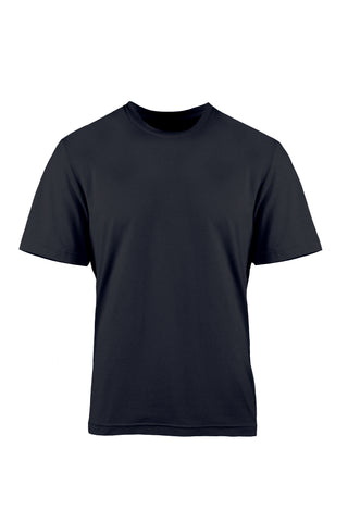 Buy heather-black MEN'S SOFT JERSEY DAWN TO DUSK NECK TEE  - B9110