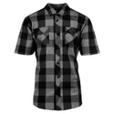 BUFFALO PLAID Y/D SHORT SLEEVE SHIRT - B9203