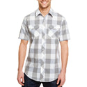 Burnside Short Sleeve Buffalo Plaid - B9203