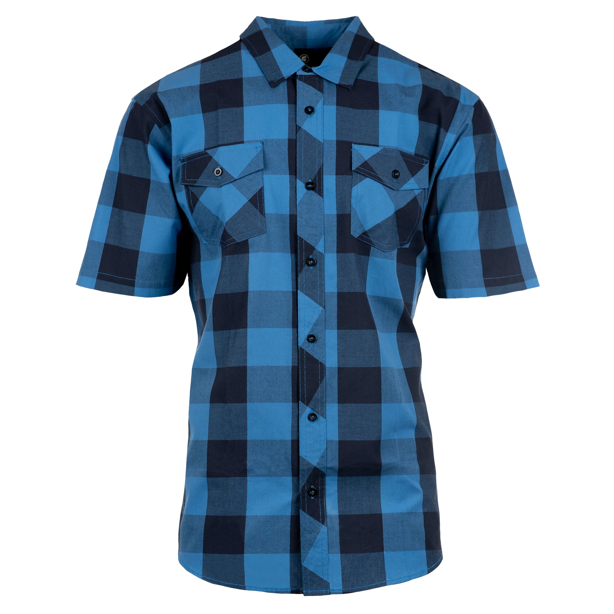 BUFFALO PLAID Y/D SHORT SLEEVE SHIRT - B9203 | Burnside Sierra