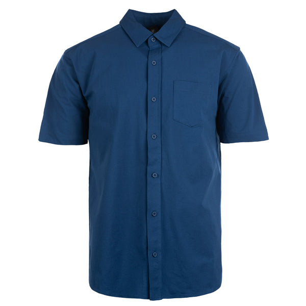 MENS WOVEN CVS S/S SHIRT - B9217