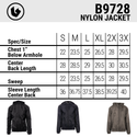 MENS NYLON JACKET - B9728