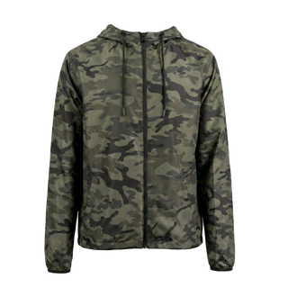 Buy green-camo LIGHTWEIGHT WIND BREAKER - B9754