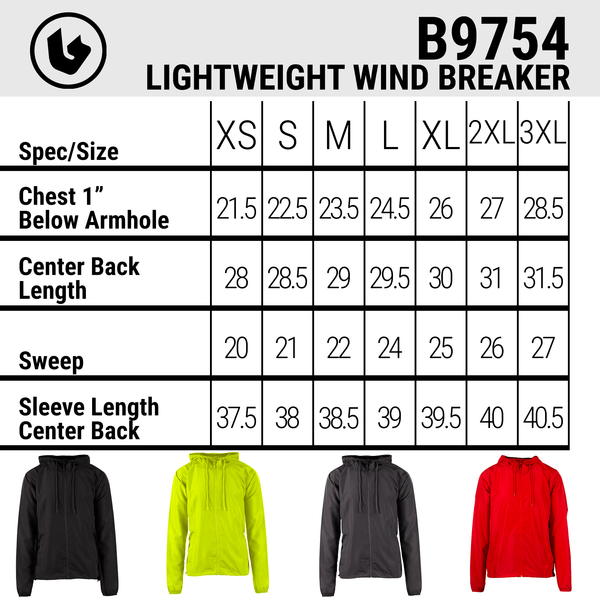 LIGHTWEIGHT WIND BREAKER - B9754