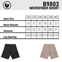 BURNSIDE MENS MICROFIBER SHORT  - B9803