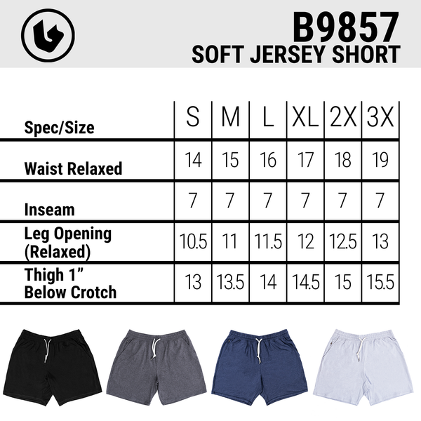 SOFT JERSEY SHORT - B9857