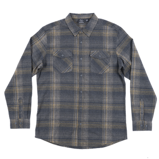 Buy heather-charcoal MENS FLANNEL SHIRT- BJ8281