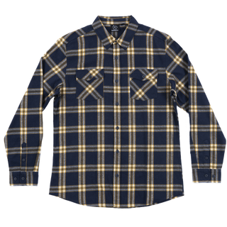 Buy navy MENS FLANNEL SHIRT- BJ8281
