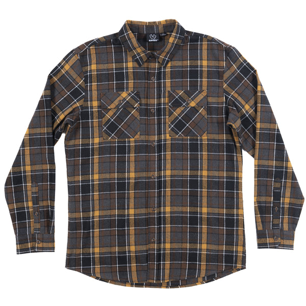 MENS WOVEN YD FLANNEL SHIRT - BJ8283