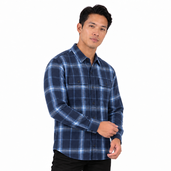 MENS WOVEN YD FLANNEL SHIRT - BJ8283