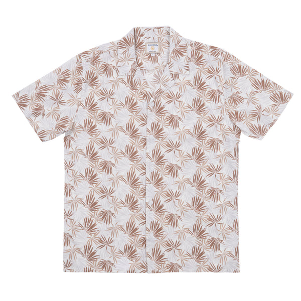 MENS S/S PRINTED TEXTURE WOVEN SHIRT - BR9257