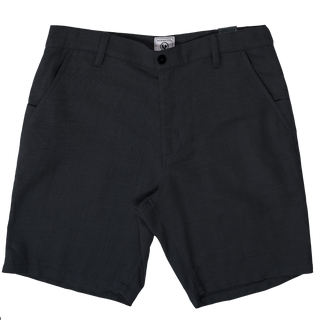 Buy black MENS COTTON/LINEN SHORT	 - BR9836-RS