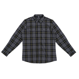 Buy black-yellow MENS FLANNEL SHIRT - BT8281