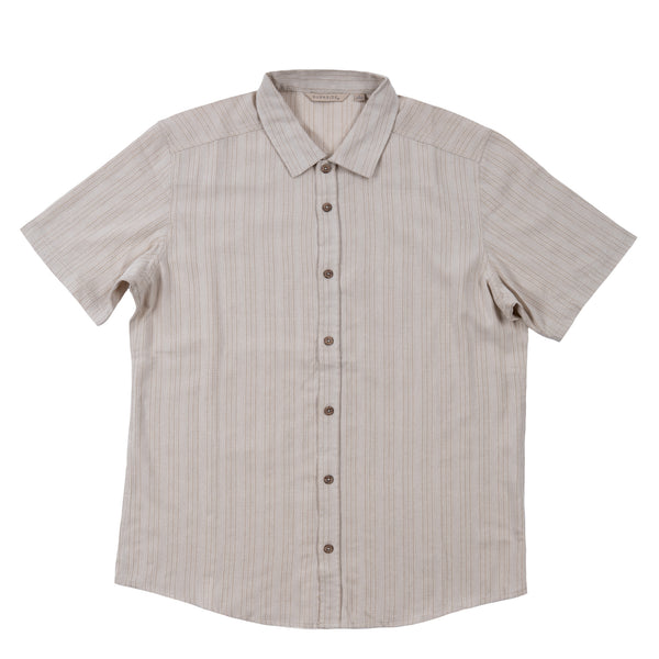 LINEN BUTTON FRONT SHIRT	 - BU9258B