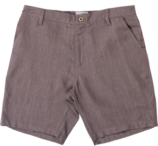 Buy walnut MENS COTTON/LINEN SHORT - BU9836