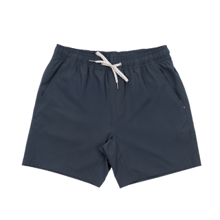 Buy charcoal MENS ELASTIC WAISTBAND SHORT WITH LINER 7 INCH INSEAM - BU9856