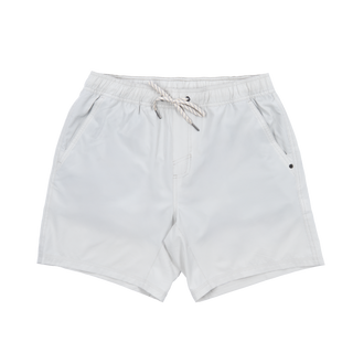 Buy grey MENS ELASTIC WAISTBAND SHORT WITH LINER 7 INCH INSEAM - BU9856