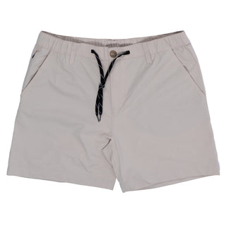 ZIP FRONT FULL ELASTIC 6 INCH SHORT - BU9866