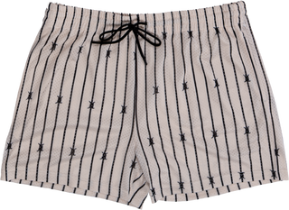 Buy white RETRO MESH 4.5 INCH SHORT WITH LINER - BU9886