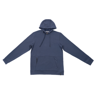 Buy navy-marine PULLOVER HOODIE WITH HIDDEN ZIPPER POCKET - BV8117