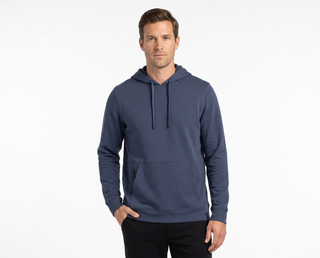 PULLOVER HOODIE WITH HIDDEN ZIPPER POCKET - BV8117