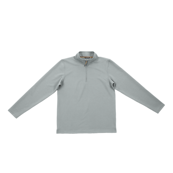 OTTOMAN TEXTURED QUARTER ZIP - B8131