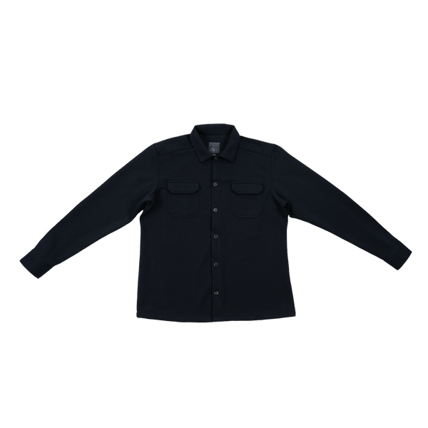 TEXTURED JACQUARD SHIRT JACKET - BV8163