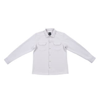 Buy light-pebble TEXTURED JACQUARD SHIRT JACKET - BV8163