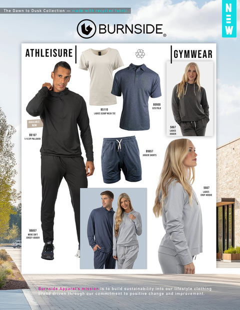 Burnside apparel athleisure