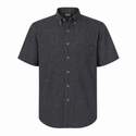 MENS SHORT SLEEVE COTTON DENIM SHIRT - S6211