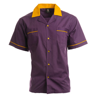 Buy purple-gold Hilton Bowling Retro GM Legend Shirt - HP2244