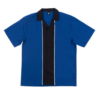 Buy royal-black Hilton Bowling Retro Quest Shirt - HP2246
