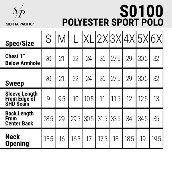 MENS POLYESTER SPORT SHIRT - S0100