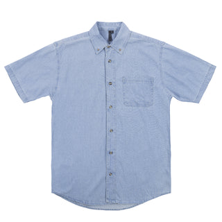 Buy light-denim Sierra Pacific Short Sleeve Denim Shirt - S0211