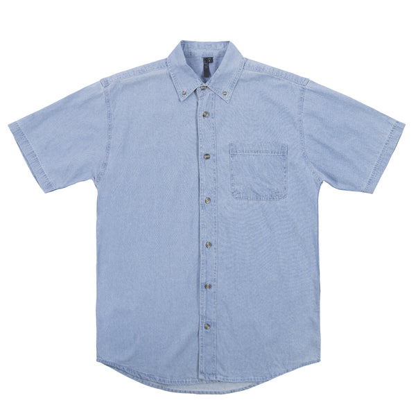 Sierra Pacific Short Sleeve Denim Shirt - S0211