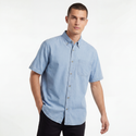 MENS SHORT SLEEVE COTTON DENIM SHIRT - S6211
