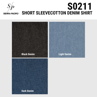 MENS S/S COTTON DENIM SHIRT - S0211