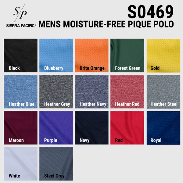 MENS MOISTURE FREE PIQUE - S0469