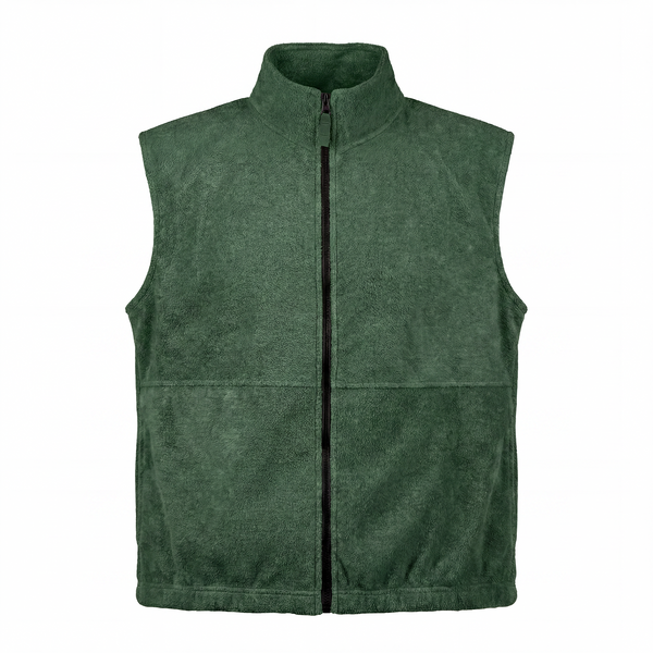 MENS FULL ZIP ARCTIC POLAR FLEECE VEST - S3010