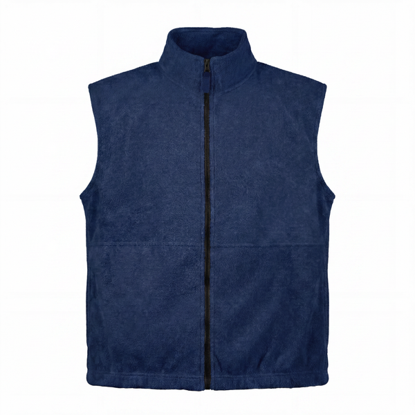 MENS FULL ZIP ARCTIC POLAR FLEECE VEST - S3010