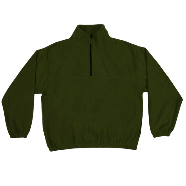 MENS 1/4 ZIP POLAR FLEECE PULLOVER - S 3051