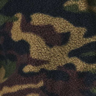 Buy green-camo MENS FULL ZIP POLAR FLEECE JACKET - S 3061