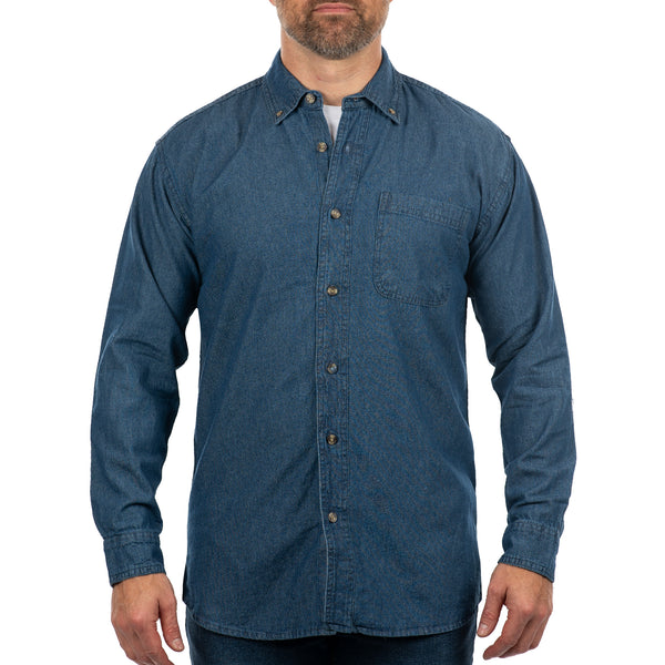 Sierra Pacific Long Sleeve Denim Shirt - S3211