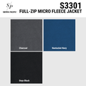 MENS FULL ZIP MICRO FLEECE JACKET - S3301