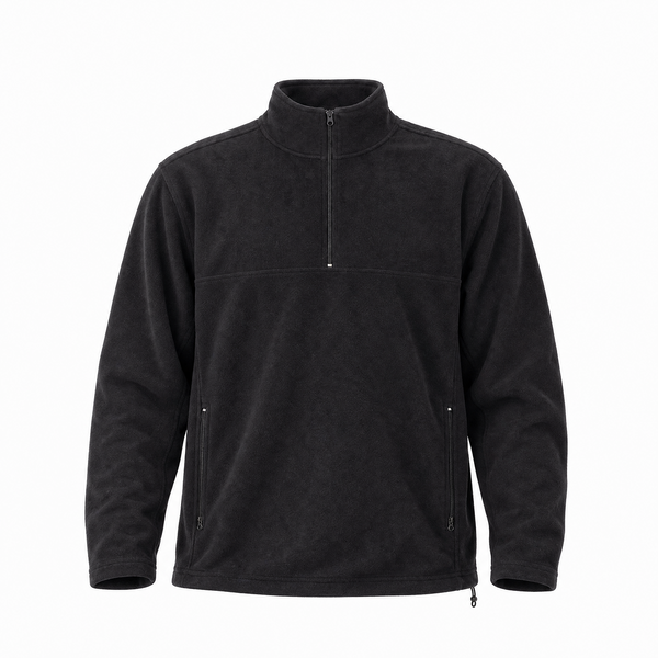 MENS 1/4 ZIP MICRO FLEECE PULLOVER - S3351