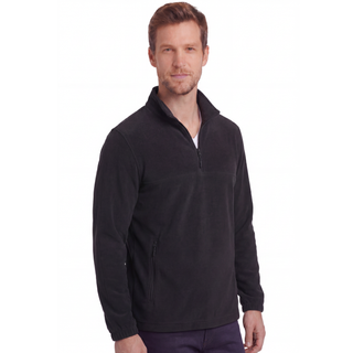 MENS 1/4 ZIP MICRO FLEECE PULLOVER - S3351