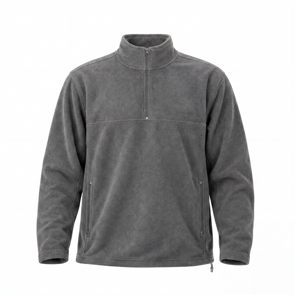 MENS 1/4 ZIP MICRO FLEECE PULLOVER - S3351