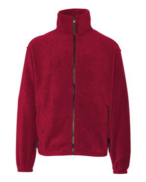 Buy red Sierra Pacific Youth Everest Fleece Full-Zip Jacket - S4061